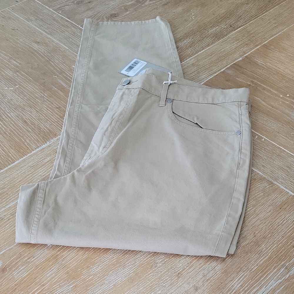 Everlane The Midweight Twill 5 Pocket Slim Pant In Khaki Size 38x30 NWT